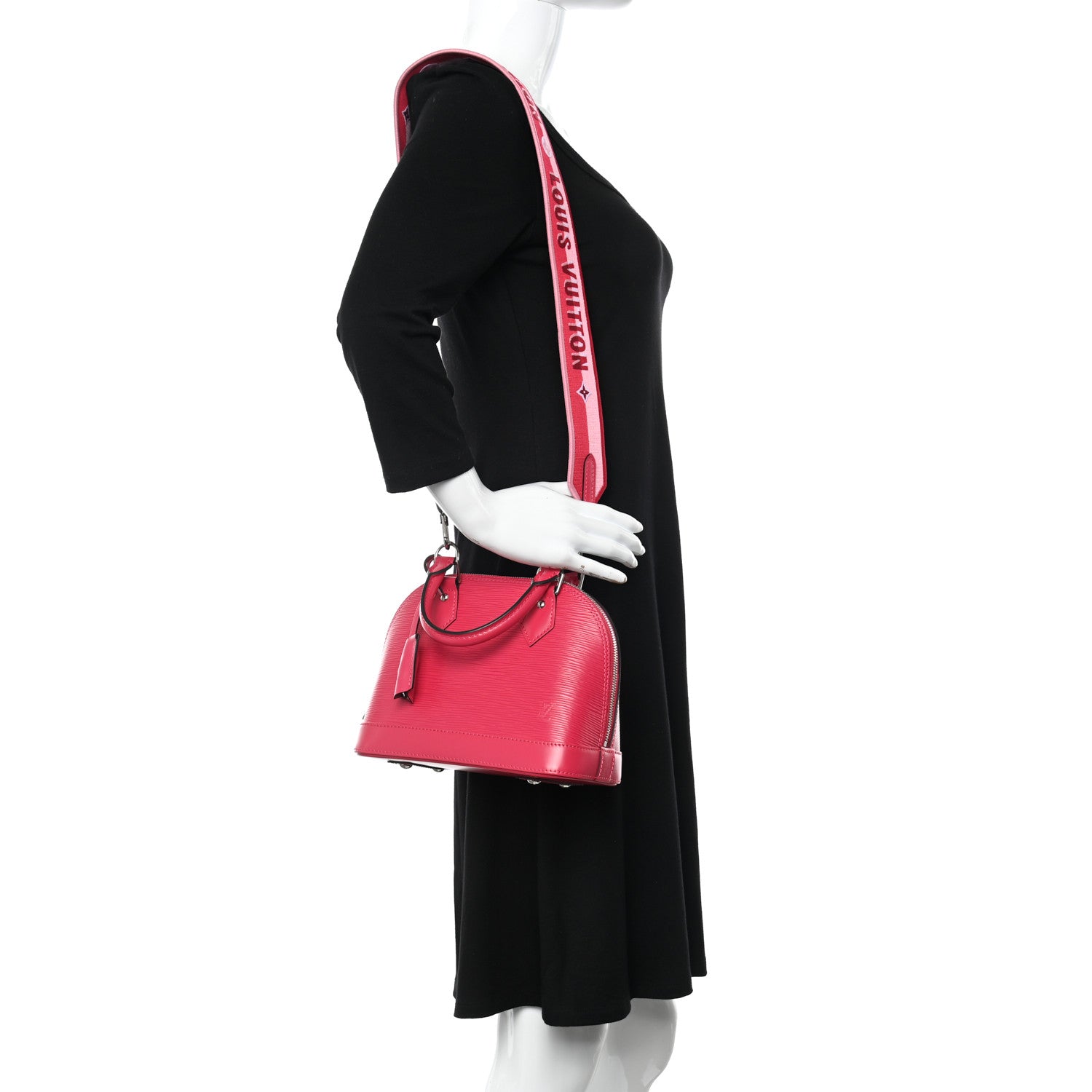 Louis Vuitton Epi Jacquard Alma BB Rose Pondicherry 2 of 13