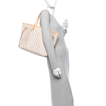 Louis Vuitton Damier Azur Neverfull MM 2 of 10