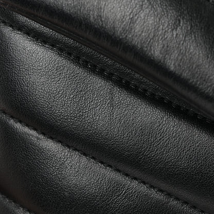 Saint Laurent Calfskin Y Quilted Monogram Toy Loulou Crossbody Bag Black 14 of 19