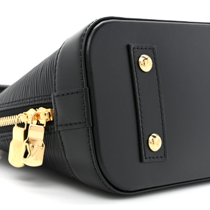 Louis Vuitton LV X TM Epi Alma BB Black 9 of 10