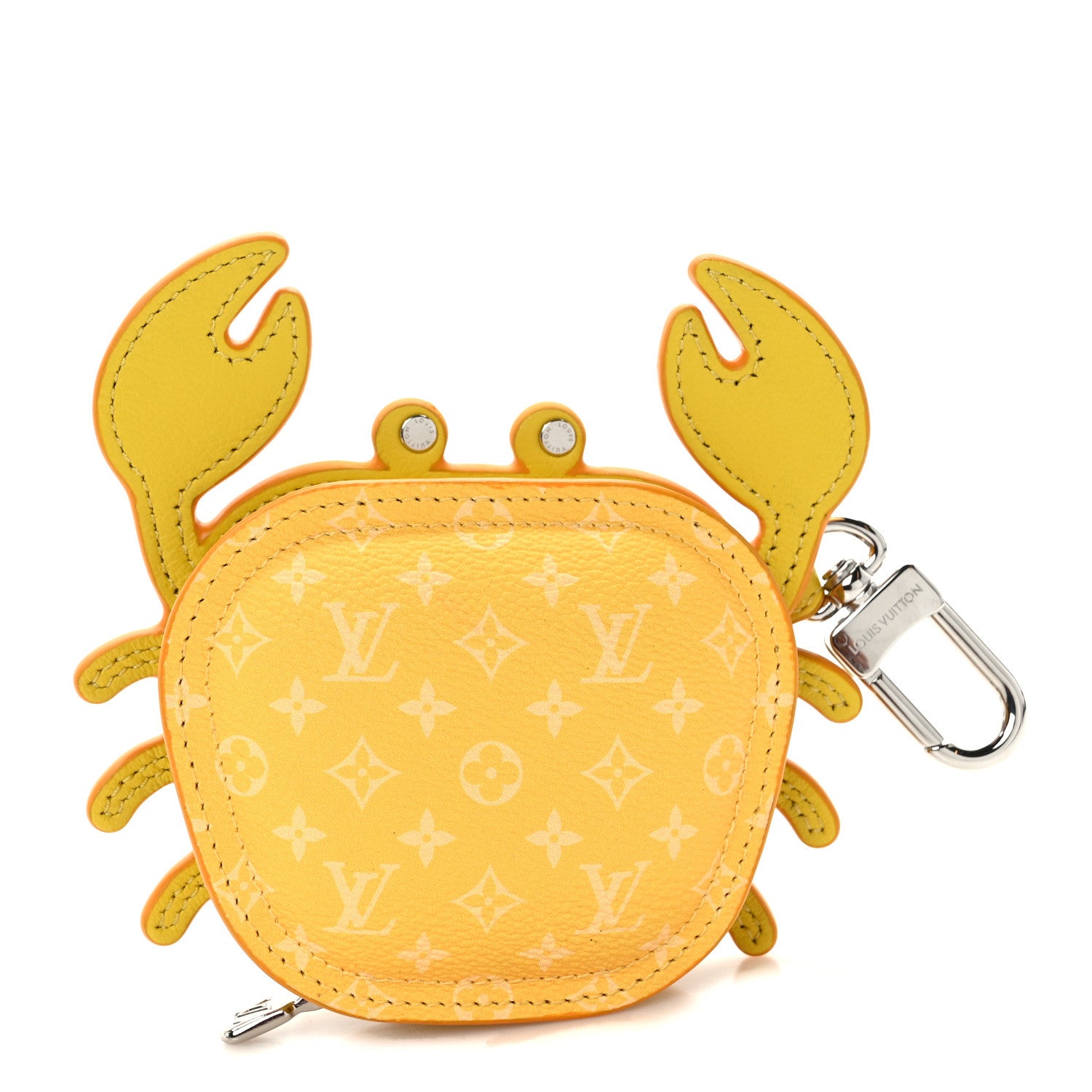 Louis Vuitton Monogram Crab Bag Charm Yellow 1 of 7