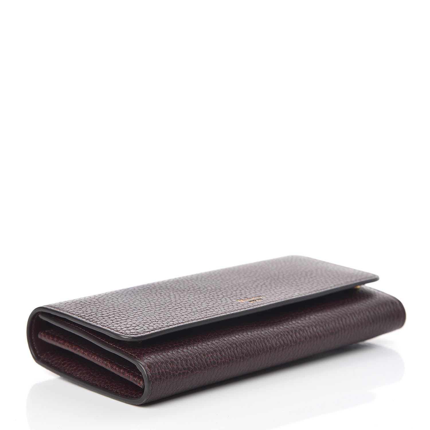 Mulberry Natural Grain Calfskin Continental Wallet Oxblood 4 of 9