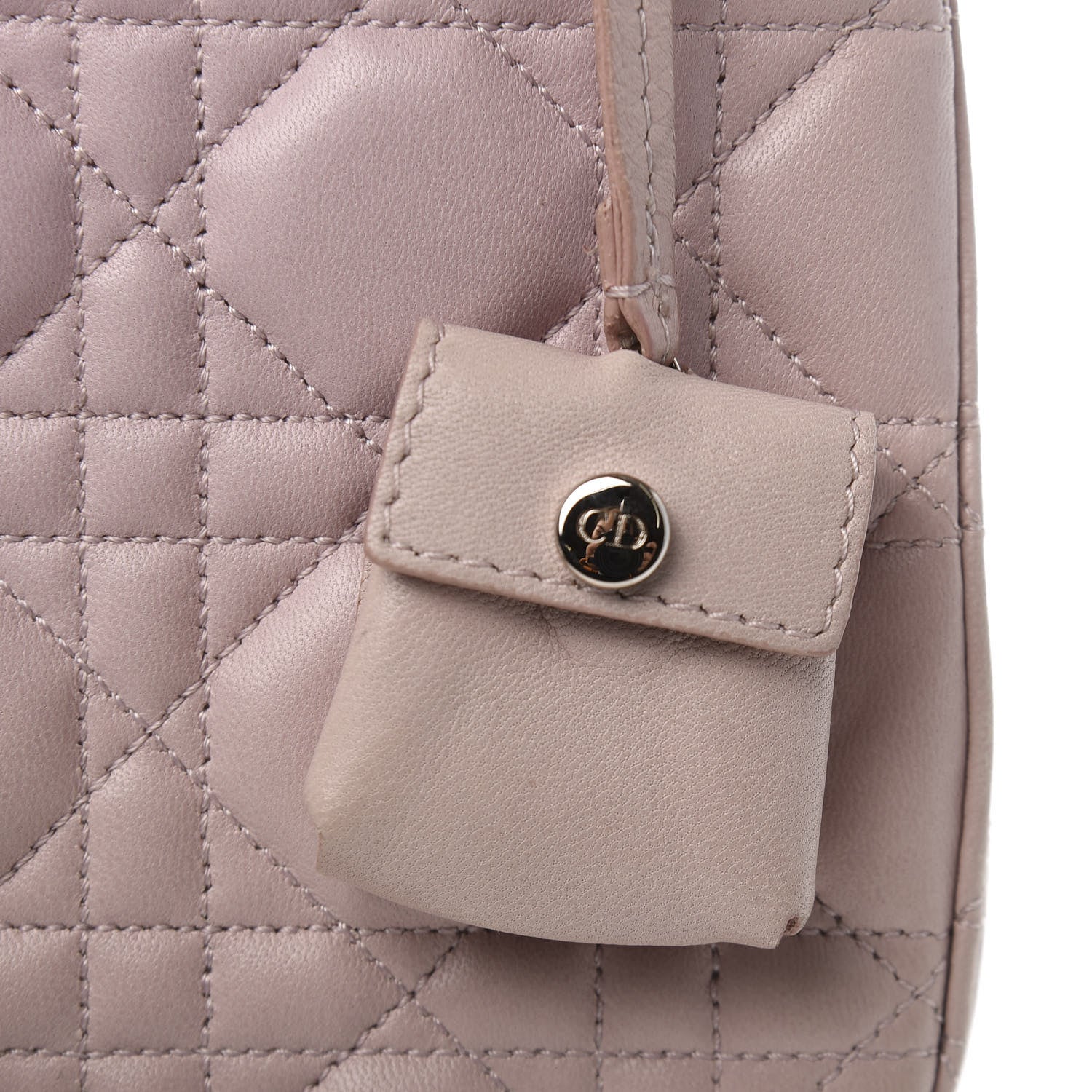 Christian Dior Lambskin Cannage Medium Miss Dior Flap Light Pink 10 of 12