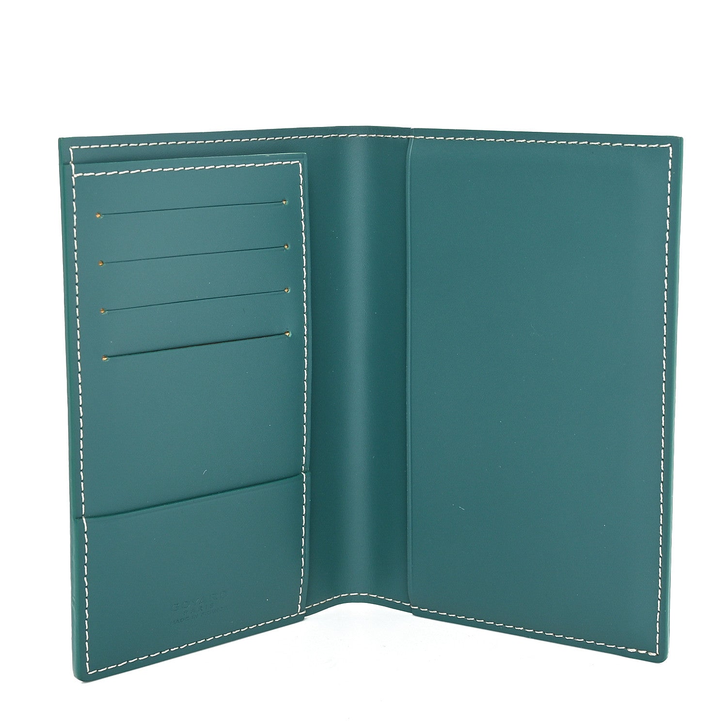 Goyard Goyardine Passport Wallet Green 5 of 7