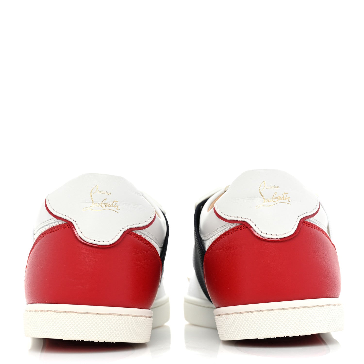 Christian Louboutin Calfskin Elastikid Spikes Womens Donna Sneakers 39 White Multicolor 4 of 11