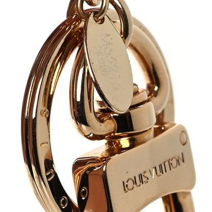 Louis Vuitton LV Facettes Bag Charm Key Holder Gold 4 of 4