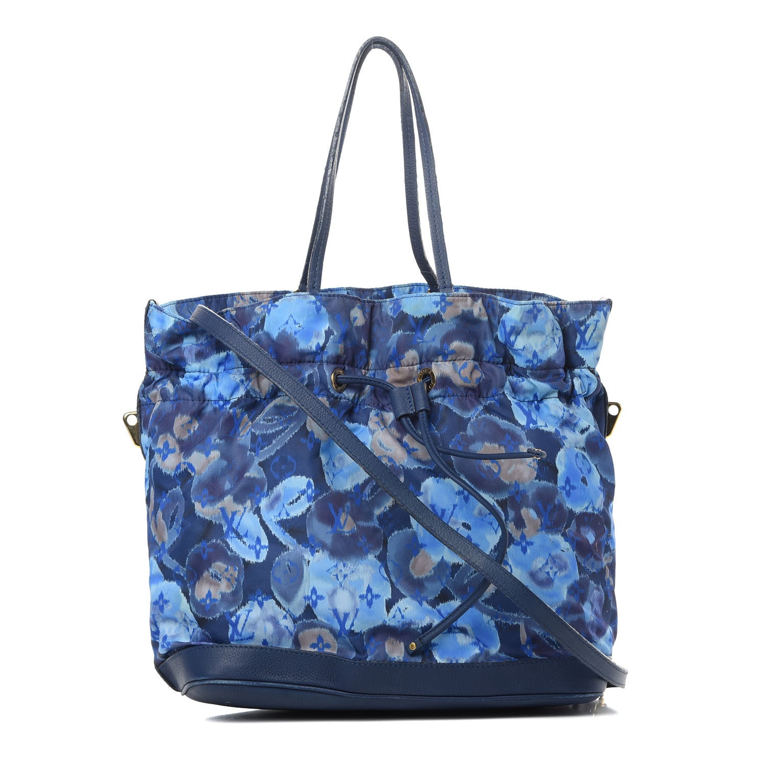 Louis Vuitton Nylon Monogram Ikat Noefull MM Grand Blue 1 of 22