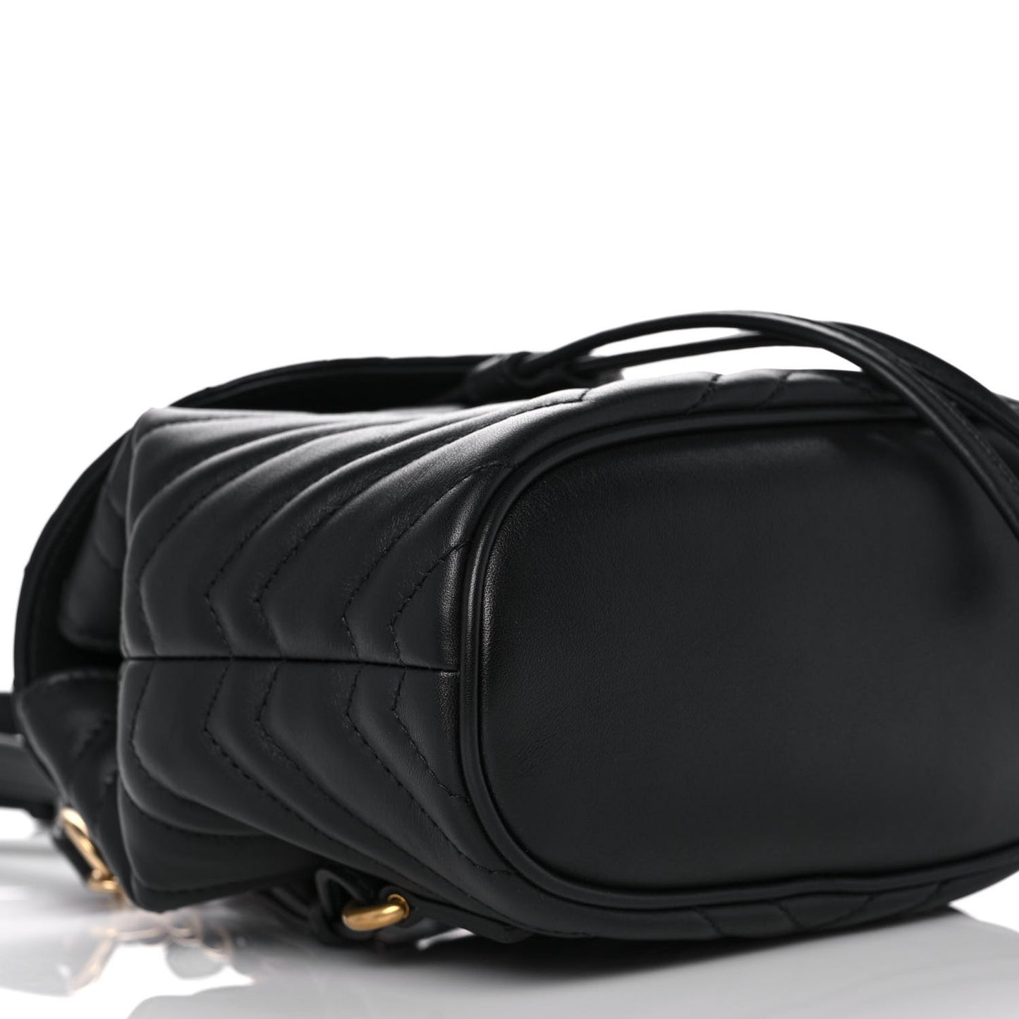 Calfskin Matelasse GG Marmont Flap Backpack Black