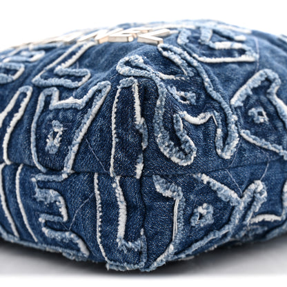 Chanel Denim Patchwork Quilted Mini Chanel 22 Blue 10 of 10