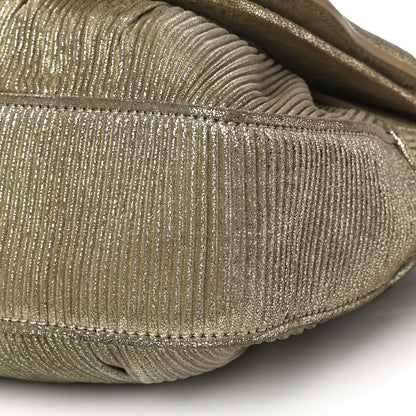 Fendi Metallic Corduroy B Bag Gold 8 of 10