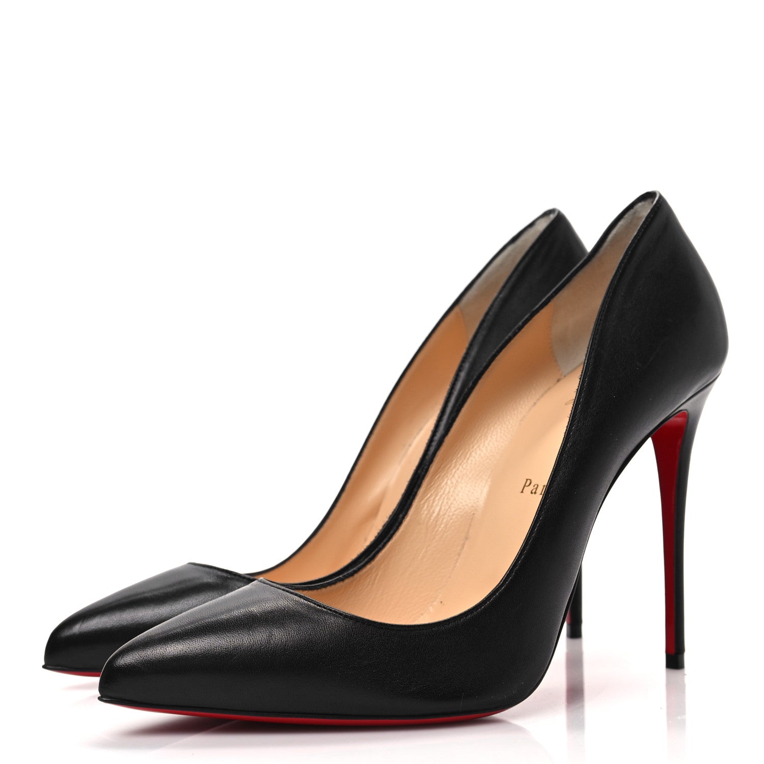 Christian Louboutin Shiny Nappa Pigalle Follies 100 Pumps 39.5 Black 3 of 7