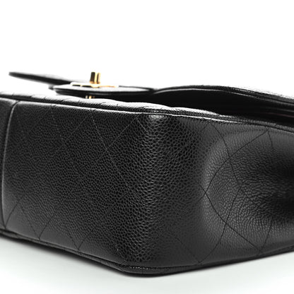 Chanel Caviar Quilted Jumbo Double Flap Black 7 of 7
