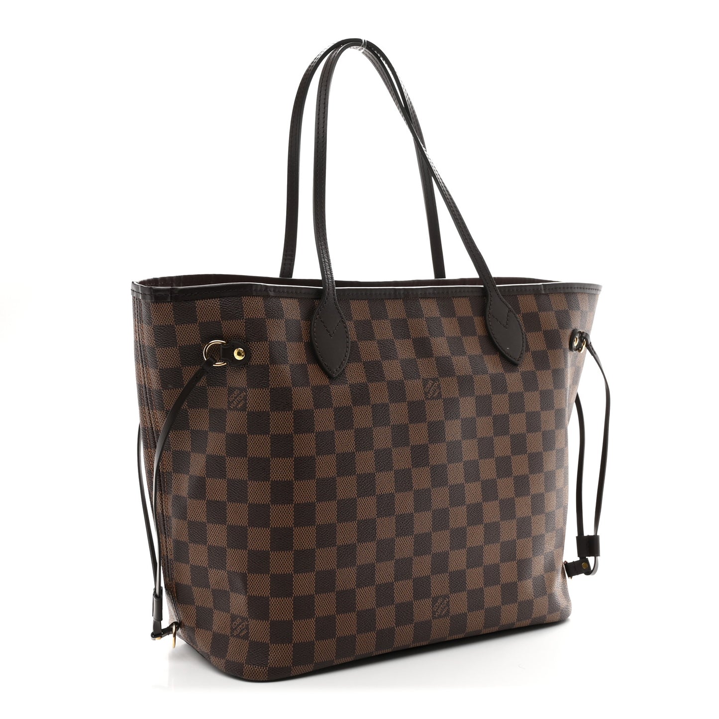 Damier Ebene Neo Neverfull MM Rose Ballerine