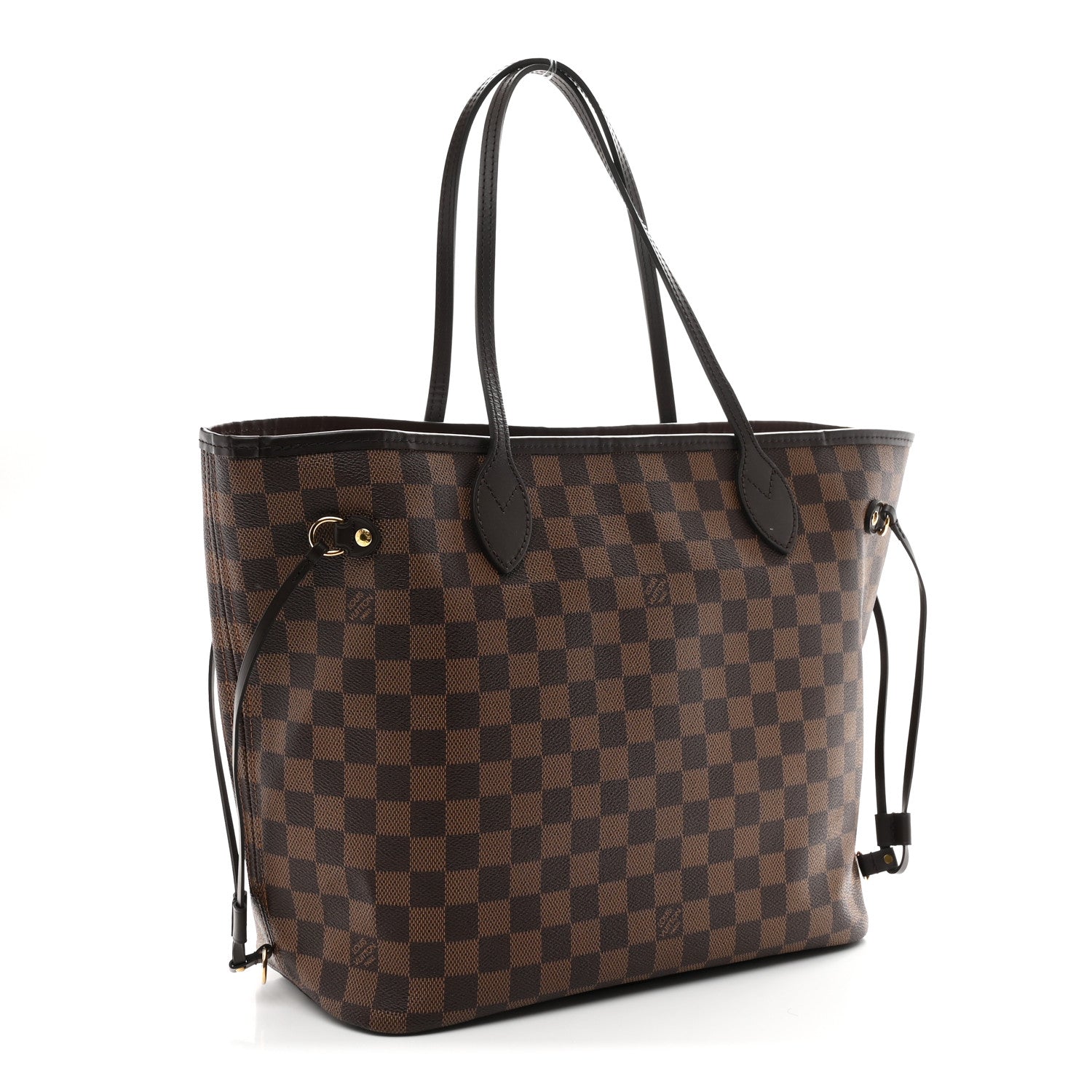Louis Vuitton Damier Ebene Neo Neverfull MM Rose Ballerine 9 of 25