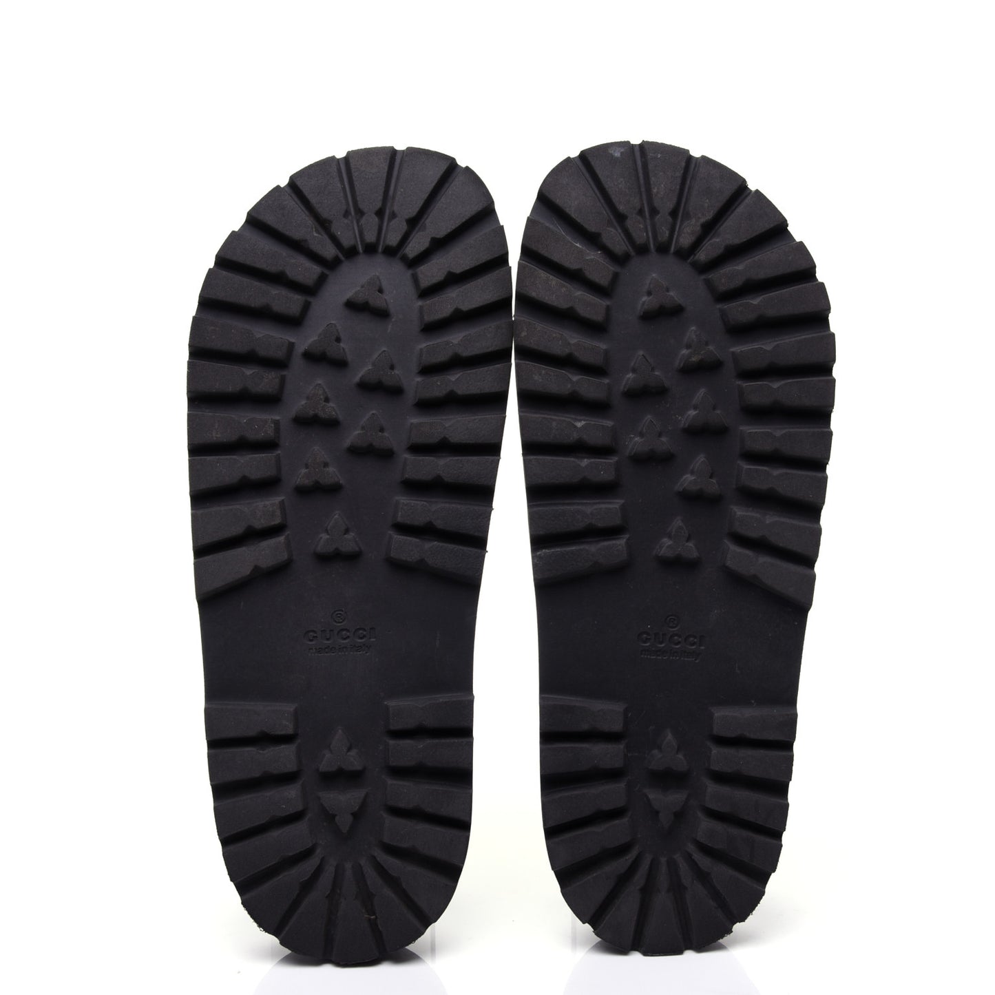 Rubber Web Mens Lug Sole Slide Sandals 9 Black Green Red