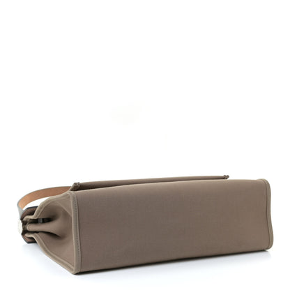 Hermes Vache Hunter Toile Herbag Zip 31 PM Etoupe Ebene 3 of 10