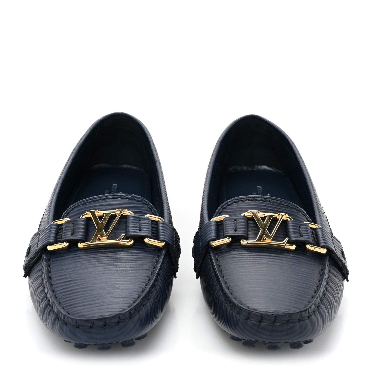 Louis Vuitton Epi Womens Oxford Loafers 36.5 Indigo 2 of 10