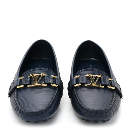 Louis Vuitton Epi Womens Oxford Loafers 36.5 Indigo 2 of 10