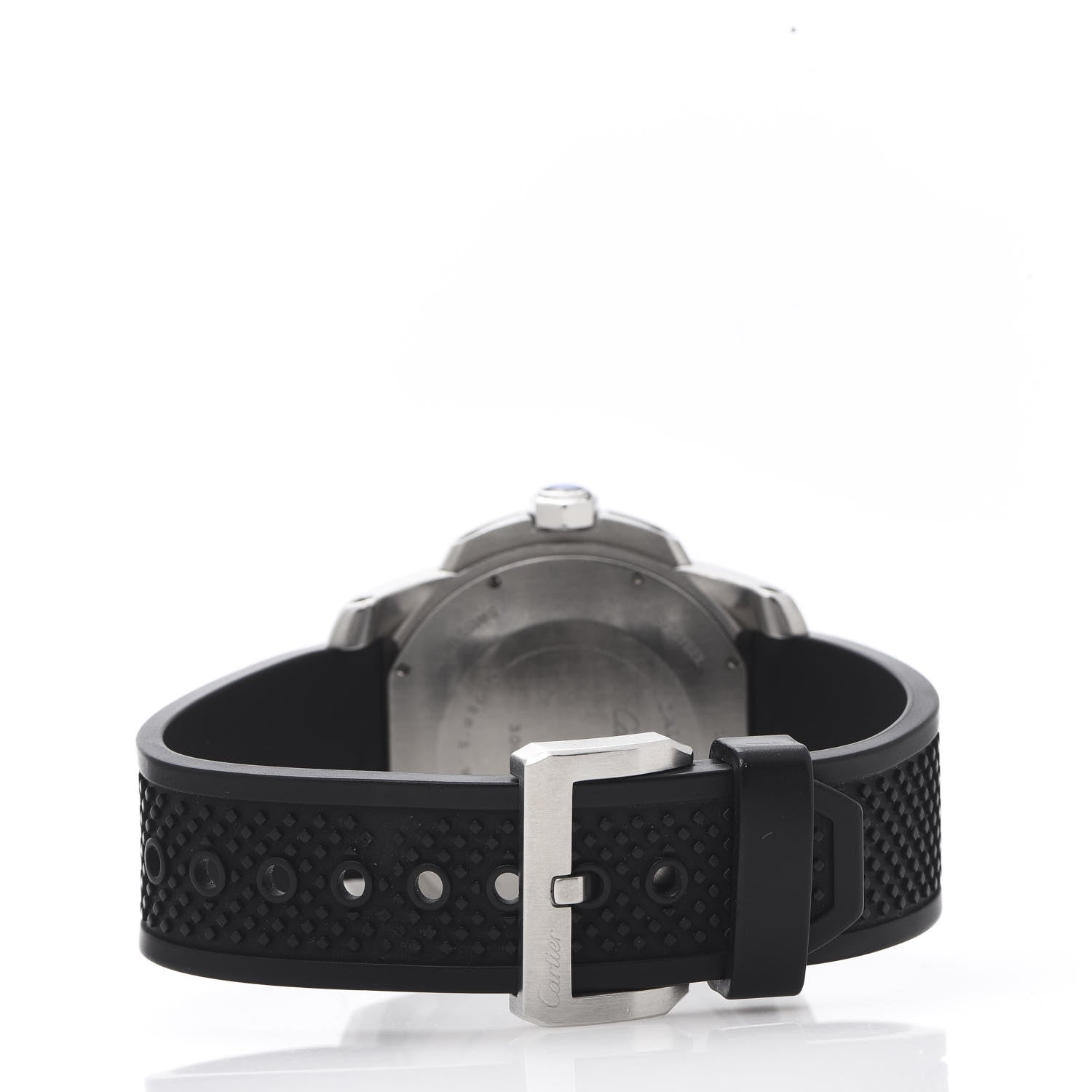 Cartier Stainless Steel Rubber 42mm Calibre de Cartier Diver Automatic Watch Black 4 of 9