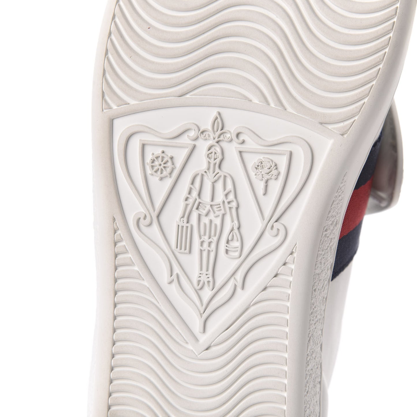 Calfskin Ayers Web Blind for Love Embroidered Womens Ace Sneakers 35 White