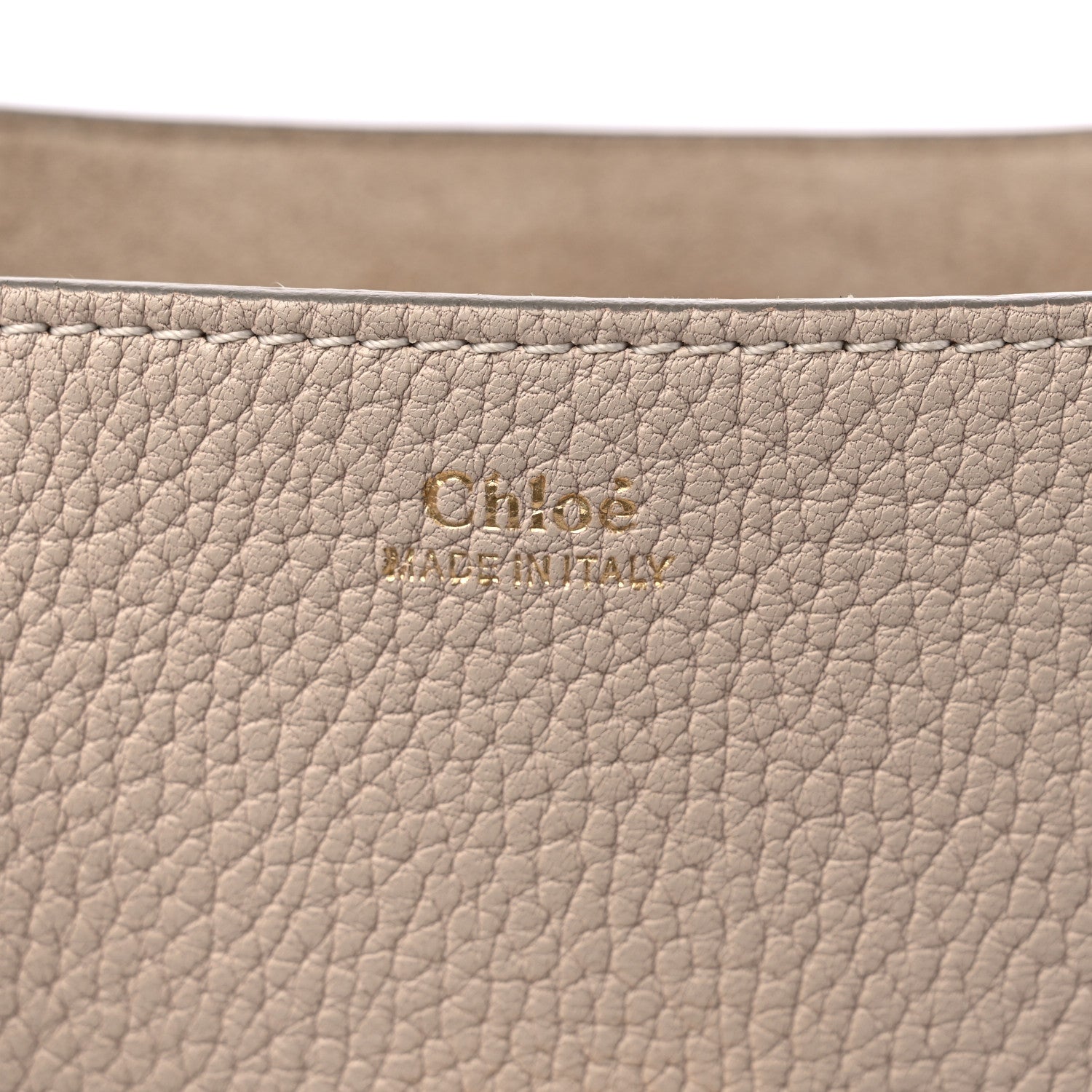 Chloe Grained Lambskin Drew Shoulder Bag Cement Pink 6 of 11