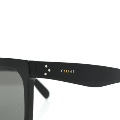 Celine Acetate Polarized Oversized Sunglasses CL4055FN Black 5 of 9