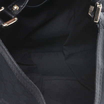 Gucci Monogram Ladies Web Large Hobo Black 5 of 7
