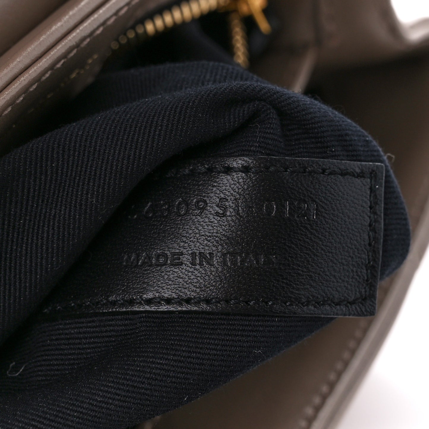 Calfskin Y Quilted Monogram Toy Loulou Crossbody Bag Taupe