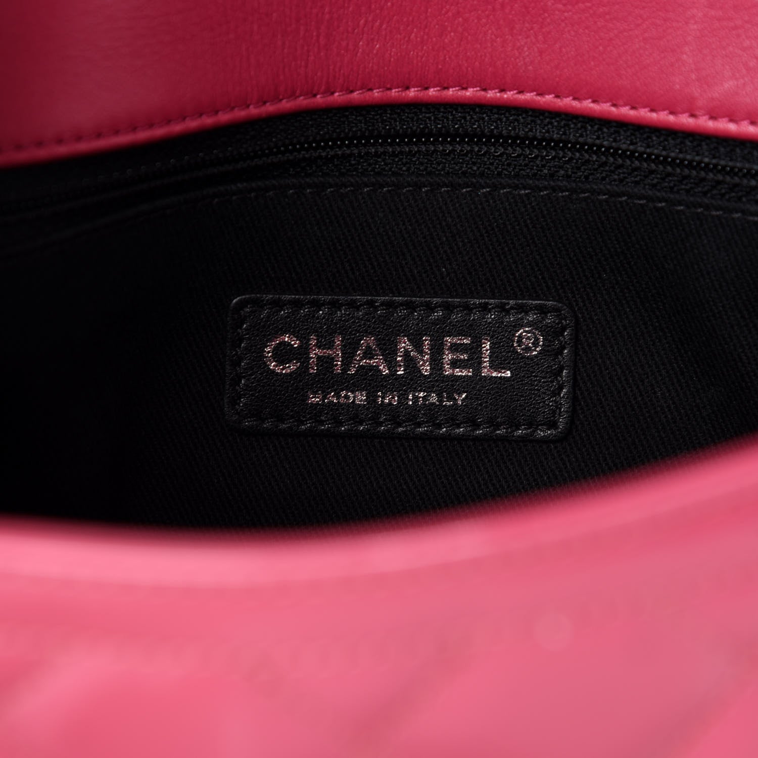 Chanel Patent Quilted Large Coco Shine Flap Pink 9 of 11