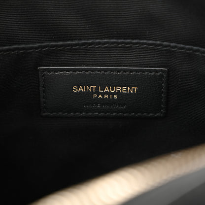 Saint Laurent Calfskin Matelasse Monogram Lou Camera Bag Black 6 of 11