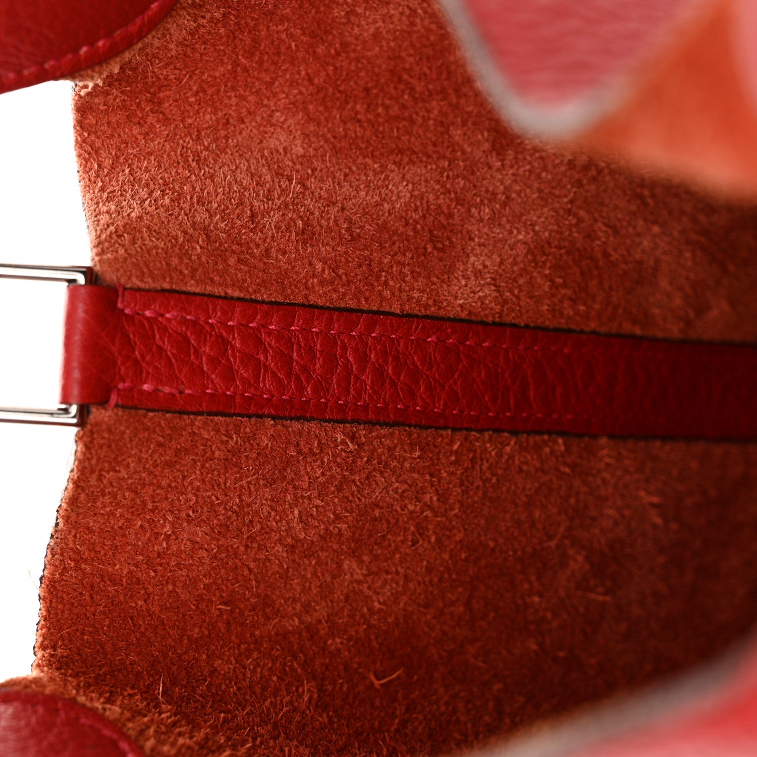 Hermes Taurillon Clemence Picotin 18 PM Rouge Vif 7 of 12