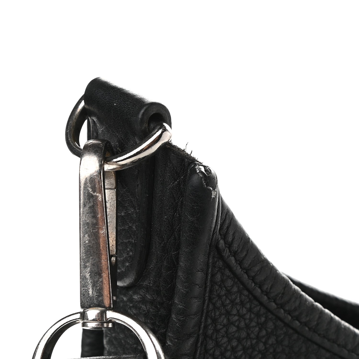 Hermes Taurillon Clemence Evelyne III PM Black 10 of 11