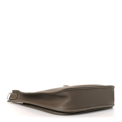 Hermes Taurillon Clemence Evelyne III PM Etoupe 4 of 10