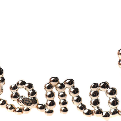 Chanel Metal Glass Swirling Pearls Hair Clip Gold 3 of 4