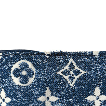 Louis Vuitton Monogram Jacquard Denim Sarah Wallet Bleu 8 of 10