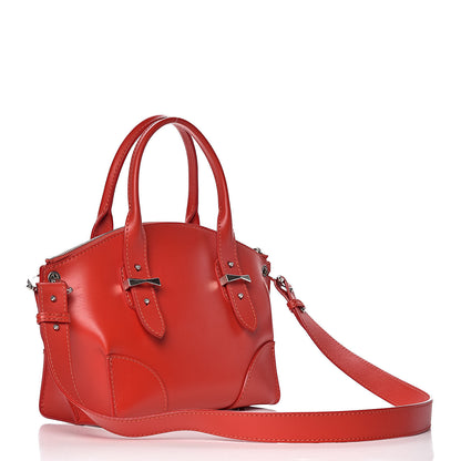 Alexander McQueen Smooth Calfskin Small Legend Satchel Red 3 of 14
