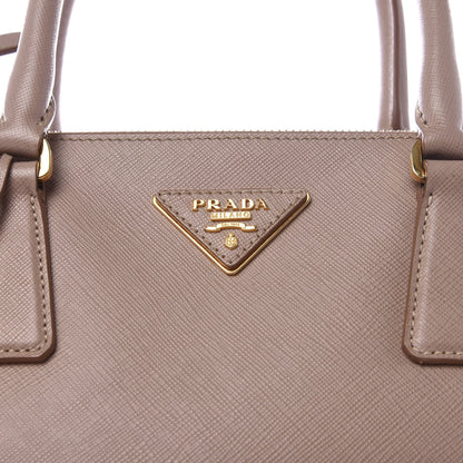 Prada Saffiano Small Galleria Double Zip Tote Cammeo 10 of 10