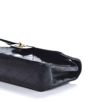Chanel Lambskin Quilted Medium Double Flap Black 7 of 11