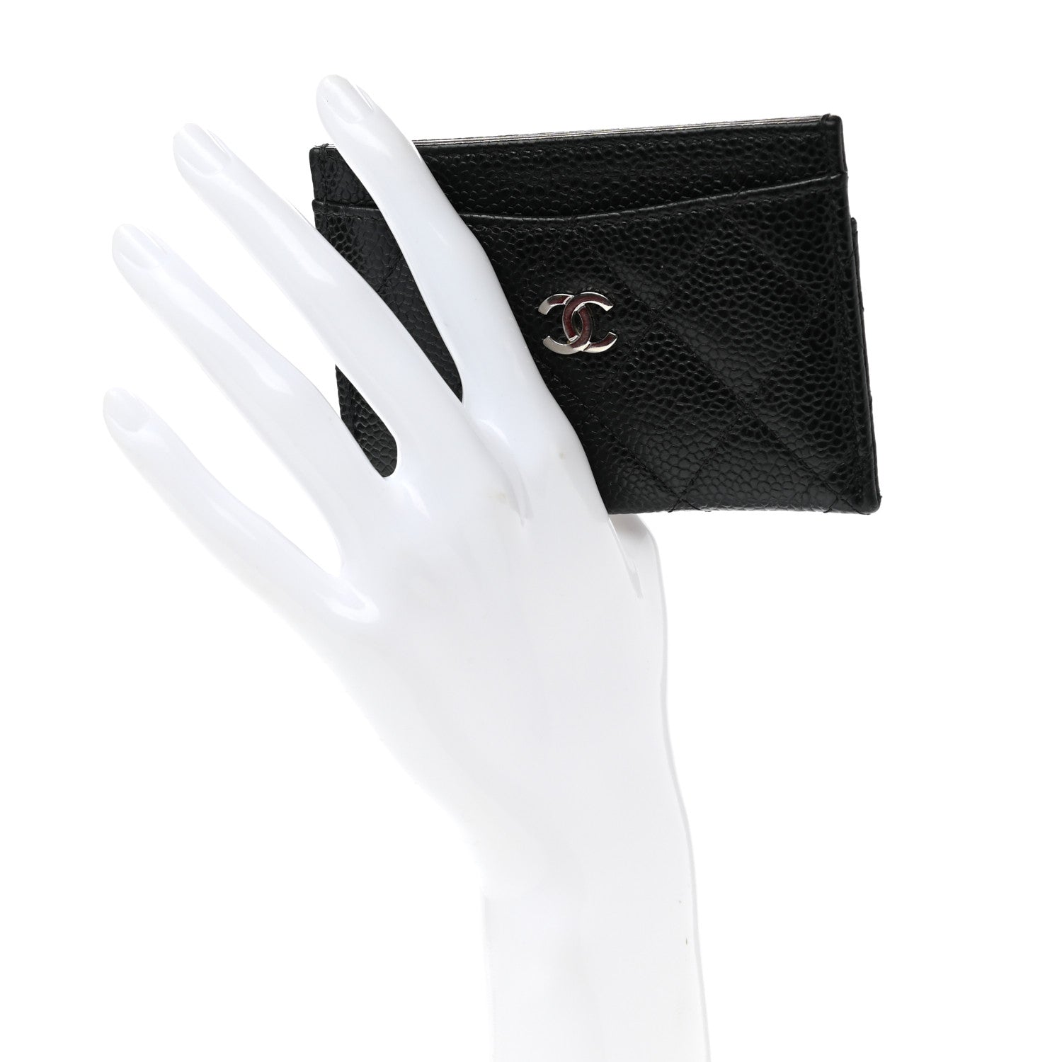 Chanel Caviar Quilted Card Holder Black 2 of 8