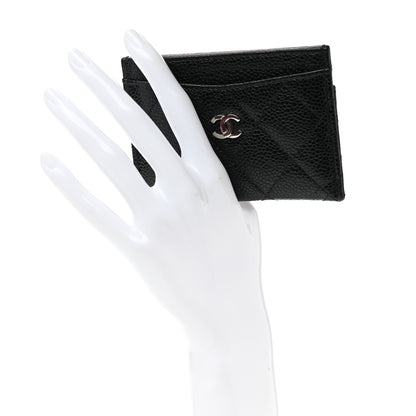 Chanel Caviar Quilted Card Holder Black 2 of 8