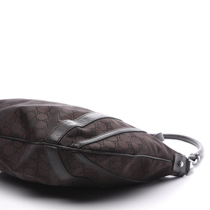 Gucci Monogram Medium Abbey Convertible Tote Dark Brown 6 of 10
