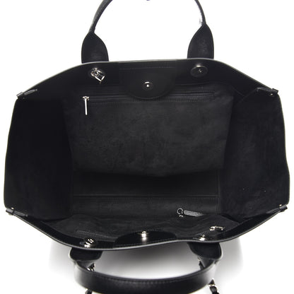 Chanel Caviar Medium Studded Deauville Tote Black 6 of 9