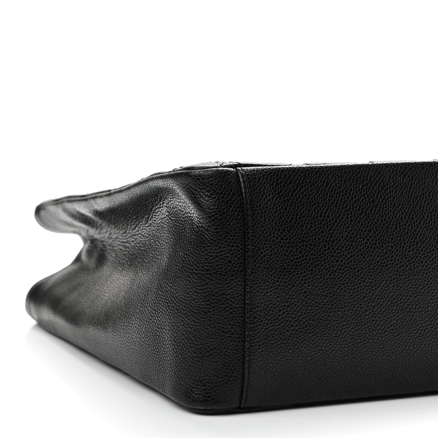 Caviar Quilted Grand Shopping Tote GST Black
