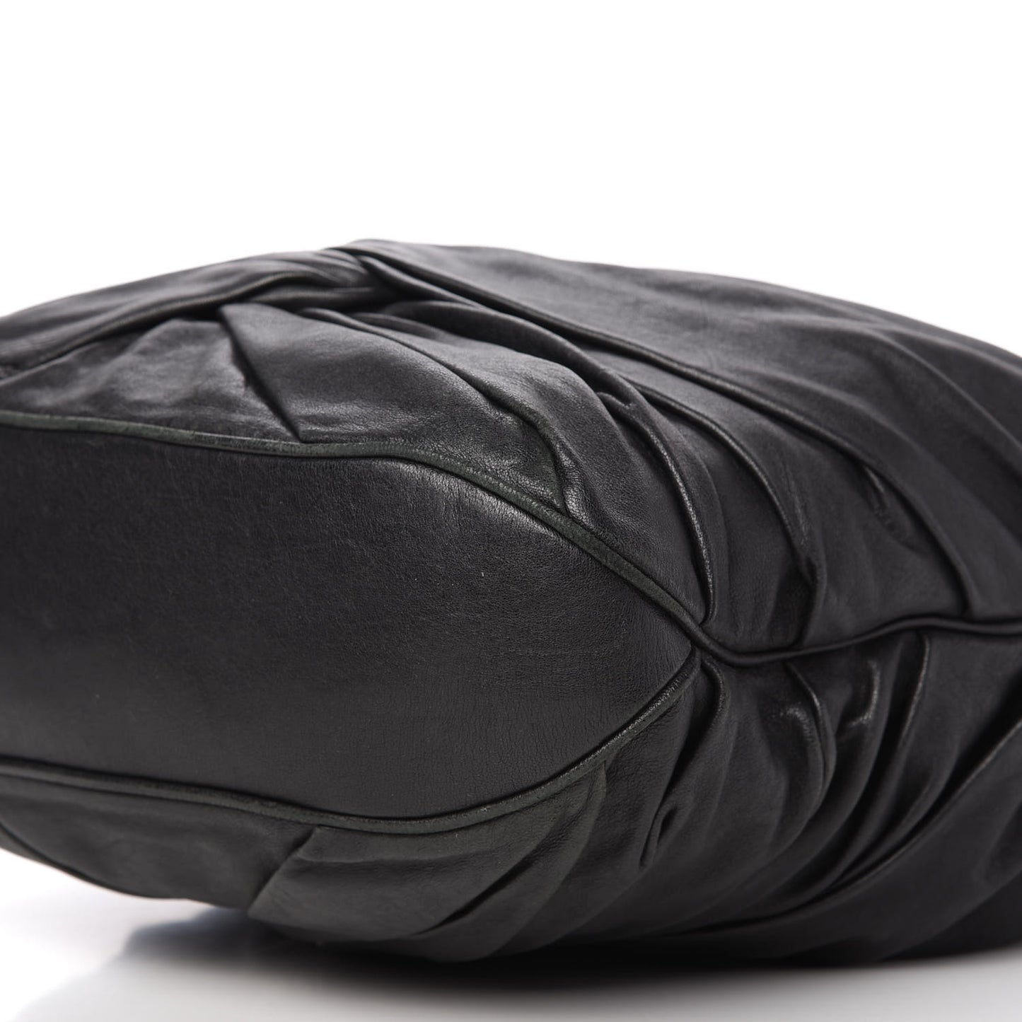 Lambskin Maggie Soft Knot Hobo Black