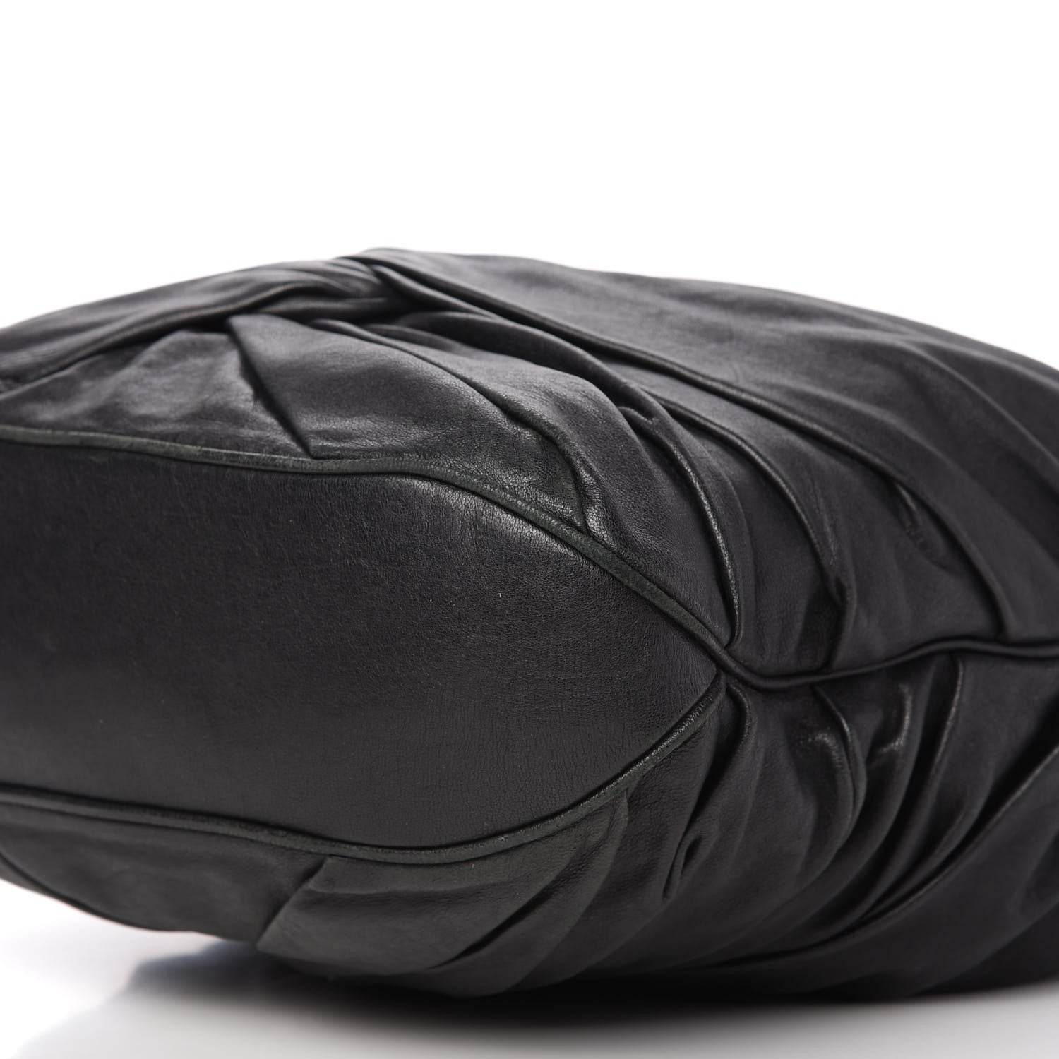 Burberry Lambskin Maggie Soft Knot Hobo Black 7 of 12