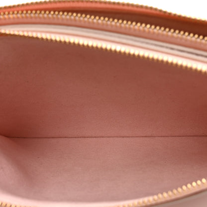 Louis Vuitton Empreinte Monogram Double Zip Pochette Rose 5 of 11