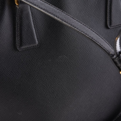 Prada Saffiano Lux Medium Tote Black 8 of 11