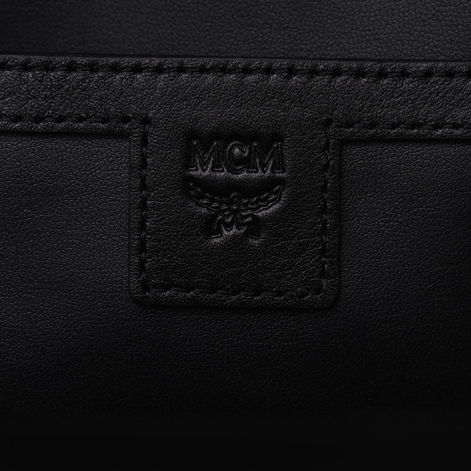 MCM Visetos Medium Side Studs Stark Backpack Cognac 8 of 9