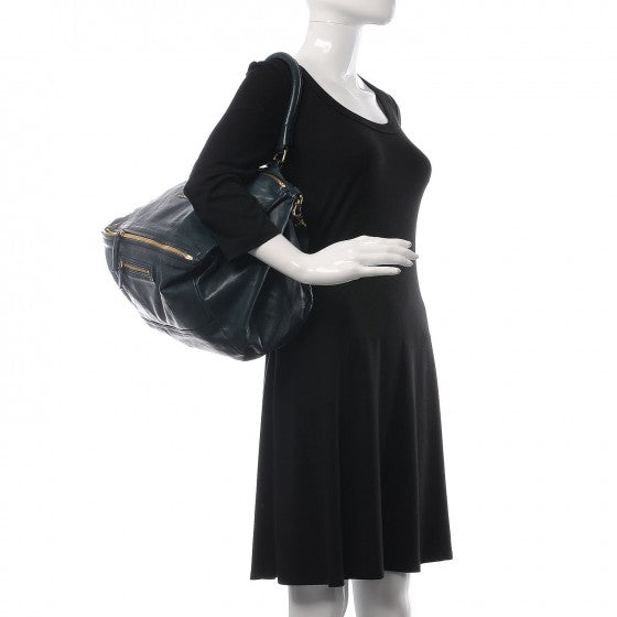Calfskin Large Pandora Teal