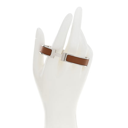 Hermes Matte Enamel Narrow Clic Clac HH Bracelet Gold Gold 2 of 4